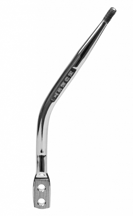 Shift Lever, Round Hurst, Chrome, Ideal for 69 Camaro/Firebird, 10.7X5.5X1.3, 3/8"-16